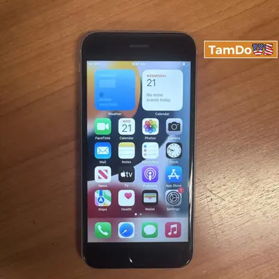Apple iPhone 6S, 32GB, Unlocked, Silver - Good - Real photo at TamDo.us