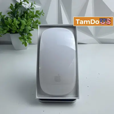 Apple Magic Mouse (2024) USB-C Model A3204, White, MXK53AM/A - Excellent - Real photo at TamDo.us