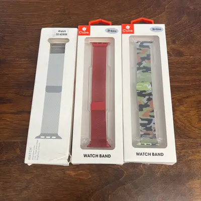 Apple Watch Milanese Loop 316L Stainless Steel Magnetic Closure + Extra (38/40mm) - Thumbnail 2