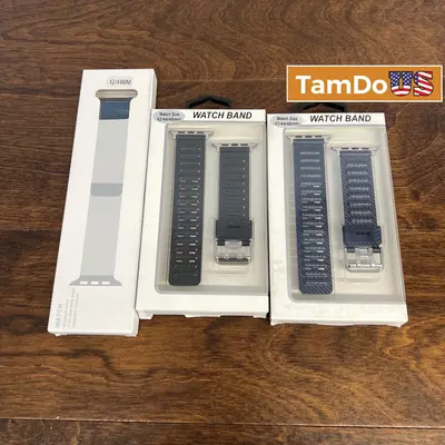 Apple Watch Milanese Loop 316L Stainless Steel Magnetic Closure + Extra (42/44mm) - New - Real photo at TamDo.us