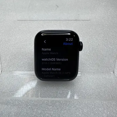 Apple Watch SE (3rd Gen, Cellular) 40mm Midnight AL Case Sport Band S/M - Thumbnail 9