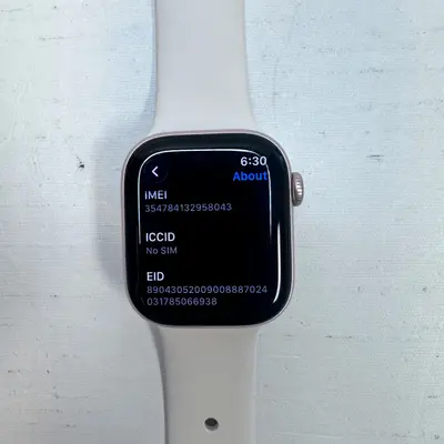 Apple Watch Series 10 (42mm, Cellular) Gold AL Case Light Blush Sport Band - Thumbnail 7