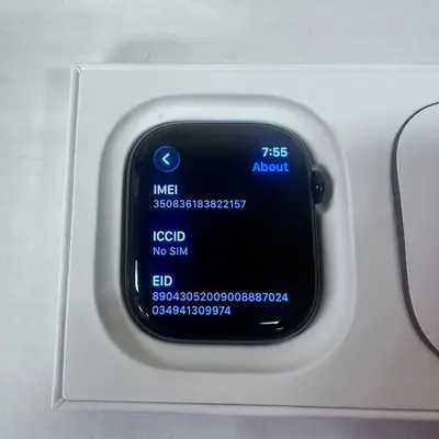Apple Watch Series 10 (46mm, Cellular) Jet Black AL Case Black Sport Band - Thumbnail 7