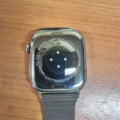 Apple Watch Series 10 (46mm, Cellular) Titanium Case Milanese Loop - Thumbnail 5
