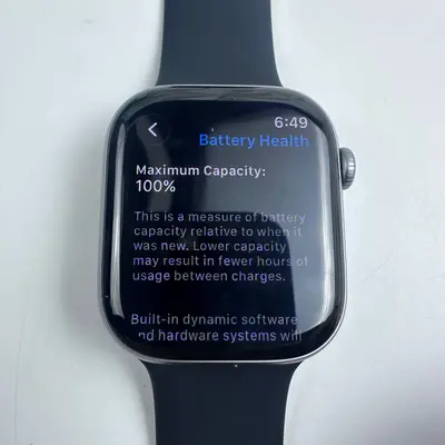 Apple Watch Series 11 (46mm, Cellular) Space Gray Aluminum Case Sport Band - Thumbnail 2