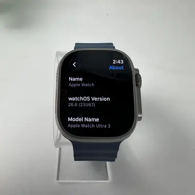 Apple Watch Ultra 3 (GPS+Cellular) 49mm Titanium Case with AB Ocean Band - Thumbnail 9