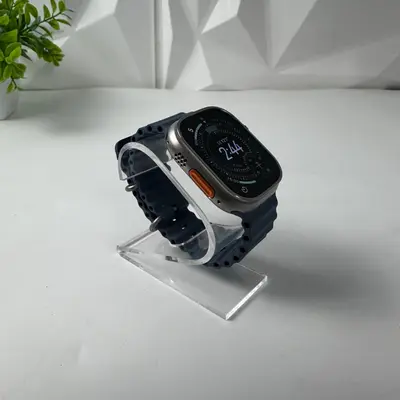 Apple Watch Ultra 3 (GPS+Cellular) 49mm Titanium Case with AB Ocean Band - Thumbnail 4