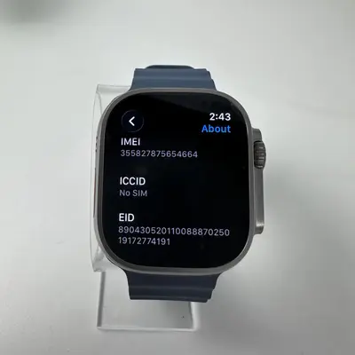 Apple Watch Ultra 3 (GPS+Cellular) 49mm Titanium Case with AB Ocean Band - Thumbnail 10