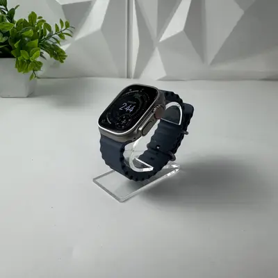 Apple Watch Ultra 3 (GPS+Cellular) 49mm Titanium Case with AB Ocean Band - Thumbnail 5
