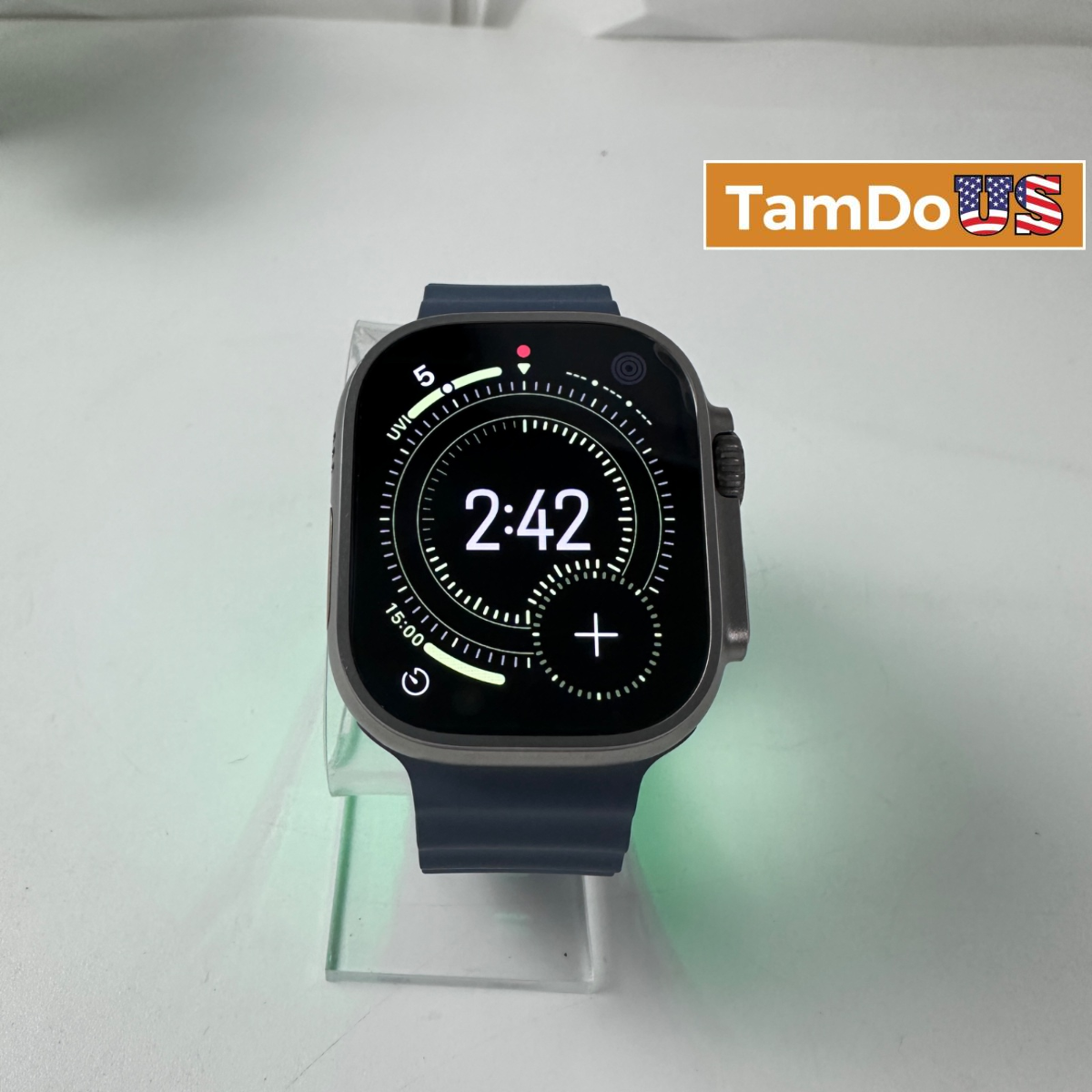 Apple Watch Ultra 3 (GPS+Cellular) 49mm Titanium Case with AB Ocean Band - Photo 1 - Real photo at TamDo.us