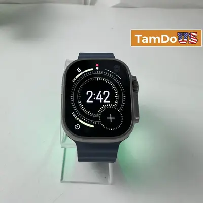 Apple Watch Ultra 3 (GPS+Cellular) 49mm Titanium Case with AB Ocean Band - Thumbnail 1