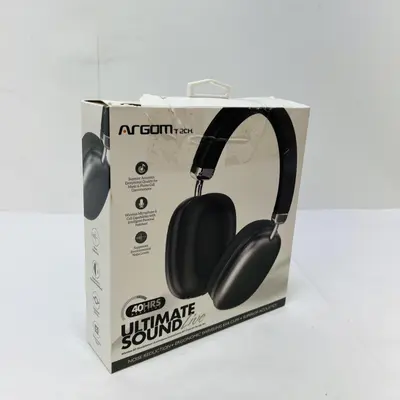 Argom Tech Ultimate Sound Live Wireless Bluetooth Headphones 40Hrs – Black - Thumbnail 2
