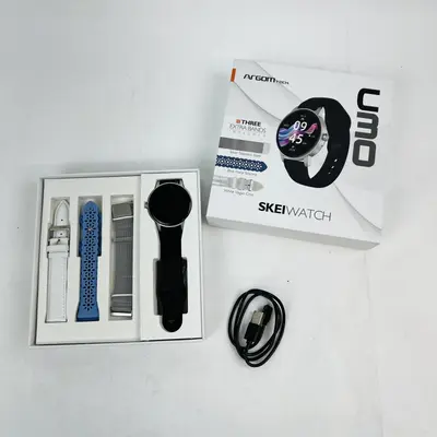 ArgomTech SKEIWatch C30 Smartwatch, Silver Case, 4 Bands - Thumbnail 4