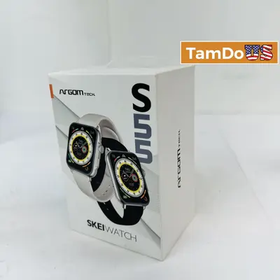 ArgomTech SkeiWatch S55 Smartwatch | Astral Beige AL Case, Heart Rate, SpO2 - Thumbnail 1