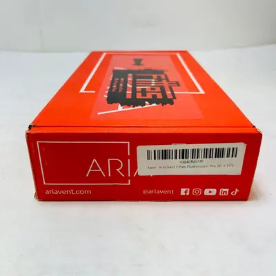 Aria Vent FLUSH4X10BLK Flushmount Pro 4" x 10" Black for Floor Register - Thumbnail 2