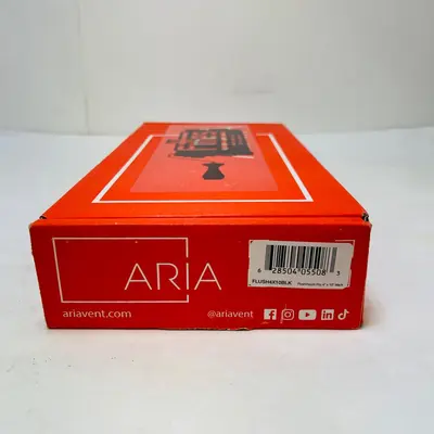 Aria Vent FLUSH4X10BLK Flushmount Pro 4" x 10" Black for Floor Register - Thumbnail 3