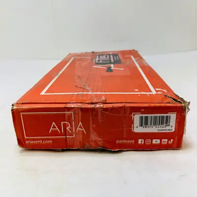Aria Vent Flushmount Pro 4" x 10" Black for Floor Register - Thumbnail 3