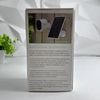 Arlo Solar Panel Charger VMA5600-20000S White for Ultra 2 Pro 3 Pro 4 Floodlight - Thumbnail 8