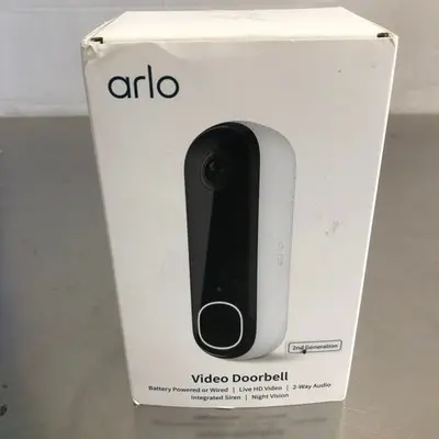 Arlo Video Doorbell 2nd Gen, HD, Battery/Wired, 2-Way Audio, White - Thumbnail 8