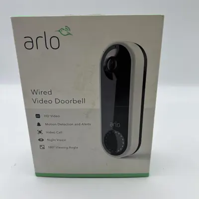 Arlo Wired Video Doorbell HD AVD1001W – New Open Box - Thumbnail 7