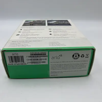 Arlo Wired Video Doorbell HD AVD1001W – New Open Box - Thumbnail 6
