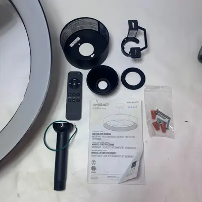 Artika Austin 23 in LED Ceiling Fan Black Remote Control Model FAN-AUR-C2BL - Thumbnail 3