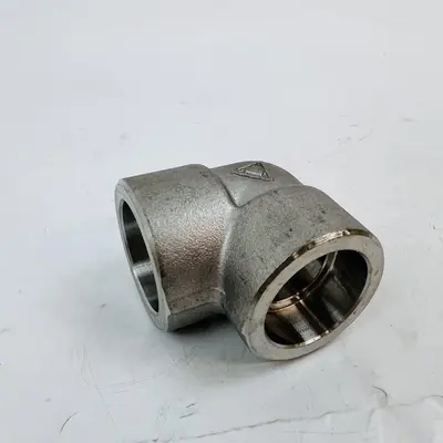 ASME B16.11 1" 90° Elbow Stainless Steel F304/L Threaded Pipe Fitting 3000# - Thumbnail 2