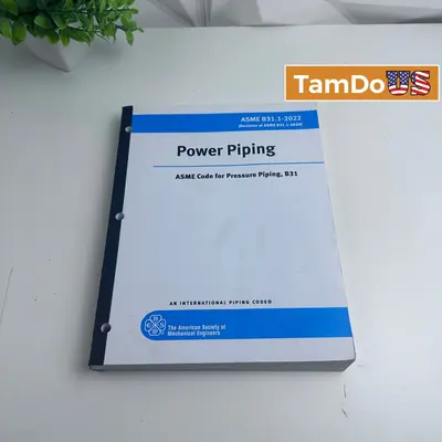 ASME B31.1-2022 Power Piping Code Book for Pressure Piping Systems International - Thumbnail 1