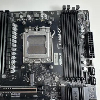 ASRock B650M-CX REV 2.03 AM5 Micro ATX Motherboard AMD Ryzen 7000 8000 9000 DDR5 - Thumbnail 7