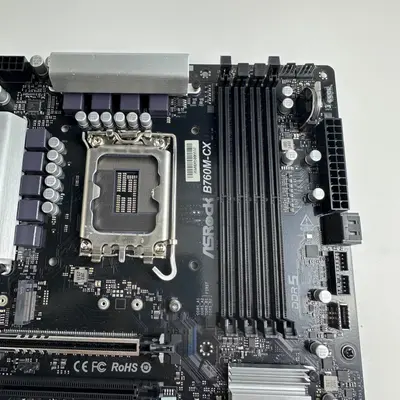 ASRock B760M-CX LGA 1700 Micro ATX Motherboard Intel 12th 13th 14th DDR5 - Thumbnail 4