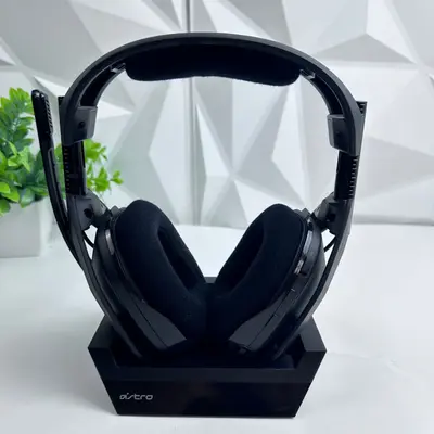 Astro A50 Gen 4 Wireless Gaming Headset with Base Station Black FOR PC PS4 PS5 - Thumbnail 6