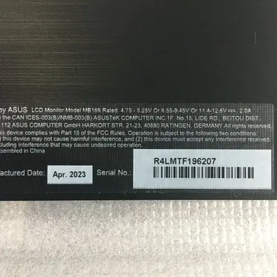Asus MB166 Zenscreen 15.6 Inch 1920 X 1080 FHD IPS Portable Monitor - Thumbnail 8
