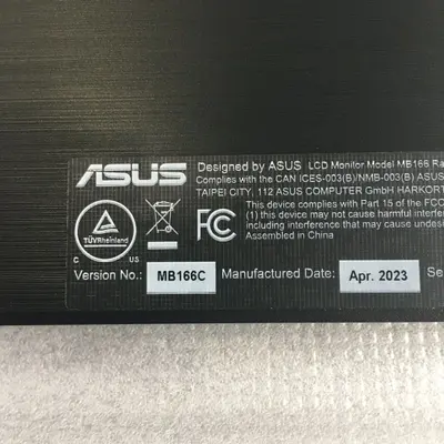 Asus MB166 Zenscreen 15.6 Inch 1920 X 1080 FHD IPS Portable Monitor - Thumbnail 7