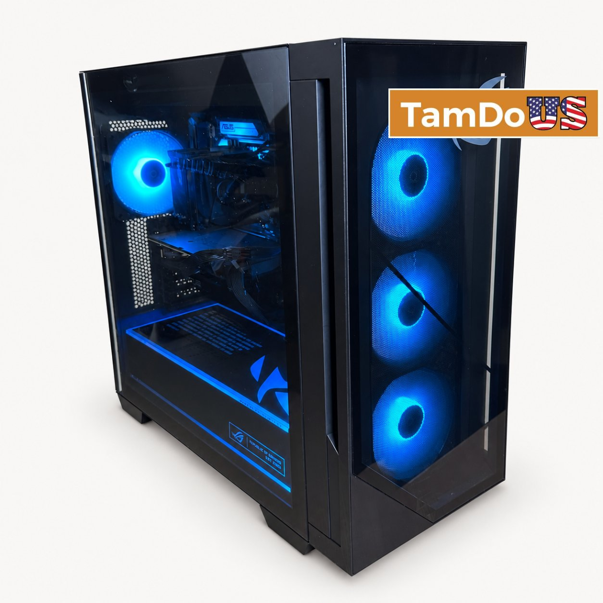 ASUS ROG G700TF Gaming Desktop, Ultra 5 225F, 16GB DDR5, 1TB SSD, RTX 5060 8GB - Photo 1 - Real photo at TamDo.us