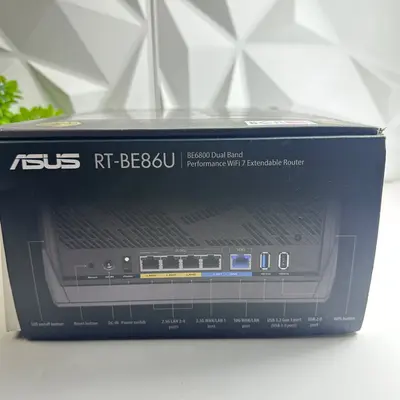 ASUS RT-BE86U BE6800 Dual Band Performance WiFi 7 Extendable Gaming Router - Thumbnail 9