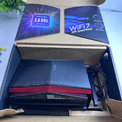 ASUS RT-BE86U BE6800 Dual Band Performance WiFi 7 Extendable Gaming Router - Thumbnail 6