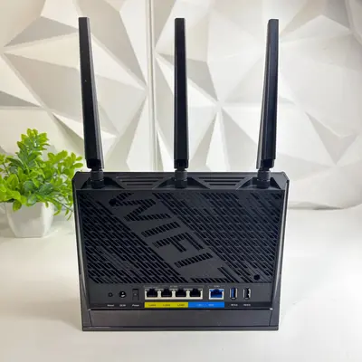 ASUS RT-BE86U BE6800 Dual Band Performance WiFi 7 Extendable Gaming Router - Thumbnail 3
