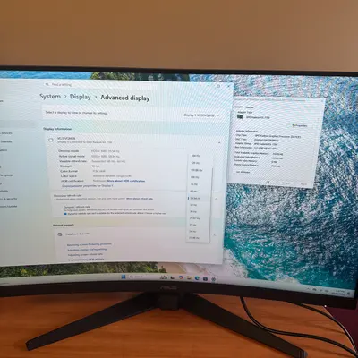 ASUS TUF $249 Gaming Monitor VG32VQM5B 32" FHD 1080p 240Hz 1ms Curved FreeSync - Thumbnail 4