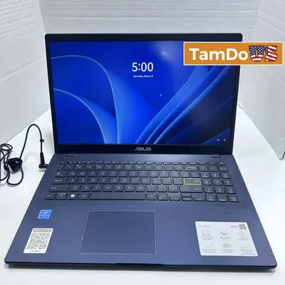 ASUS VivoBook 15.6" FHD Laptop, Intel Pentium N5030, 4GB RAM, 128GB, Windows 11 - Thumbnail 1