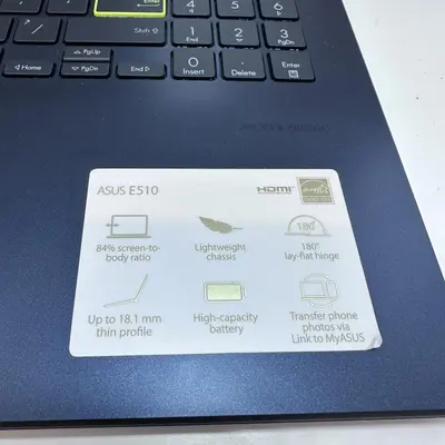 ASUS VivoBook L510MA Laptop, 15.6" FHD, Pentium N5030, 4GB RAM, 128GB eMMC - Thumbnail 8