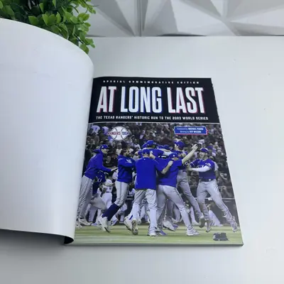 Texas Rangers 2023 World Series Book MLB Commemorative Edition - Thumbnail 4