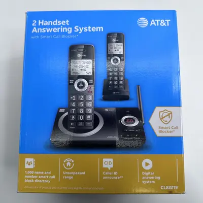 AT&T 2 Handset Answering System with Smart Call Blocker - Thumbnail 5