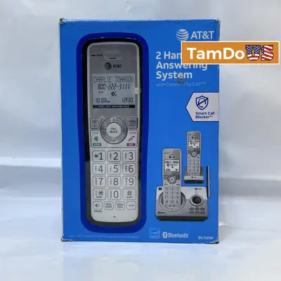 AT&T DL72250 Dual Handset Cordless Phone - Thumbnail 1