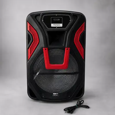 Atalax AL15-03 Portable Rechargeable Bluetooth PA Speaker Karaoke Machine - Good - Real photo at TamDo.us