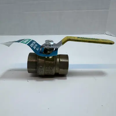 Atlantic Lead-Free Threaded Full Port Ball Valve 600 PSI WOG 1" NPT - Thumbnail 1