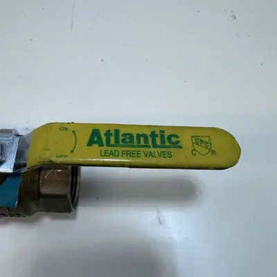 Atlantic Lead-Free Threaded Full Port Ball Valve 600 PSI WOG 1" NPT - Thumbnail 2