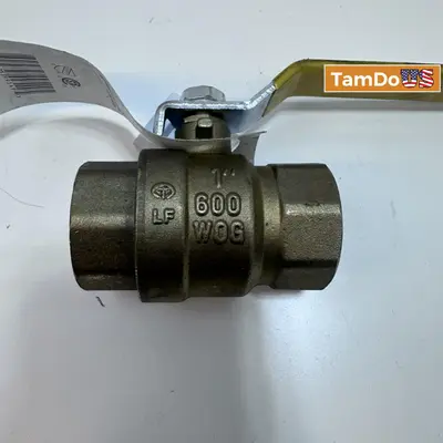 Atlantic Lead-Free Threaded Full Port Ball Valve 600 PSI WOG 1" NPT - Thumbnail 7
