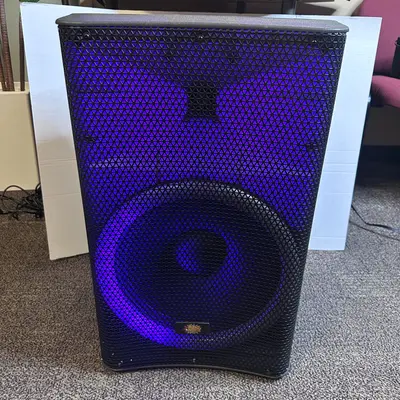 Audio Matrix CB1501 15" Translucent Bluetooth Party Speaker Wireless Mic & Stand - Thumbnail 4