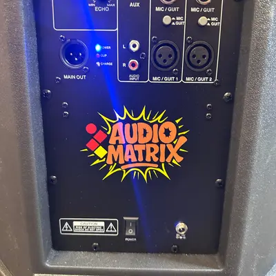 Audio Matrix CB1501 15" Translucent Bluetooth Party Speaker Wireless Mic & Stand - Thumbnail 9