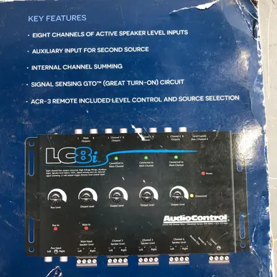 AudioControl LC8i 8 Channel Line Output Converter Aux Input ACR-3 Remote - Thumbnail 10